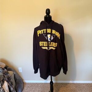NFL Pittsburgh Steelers Black and Gold Hoodie